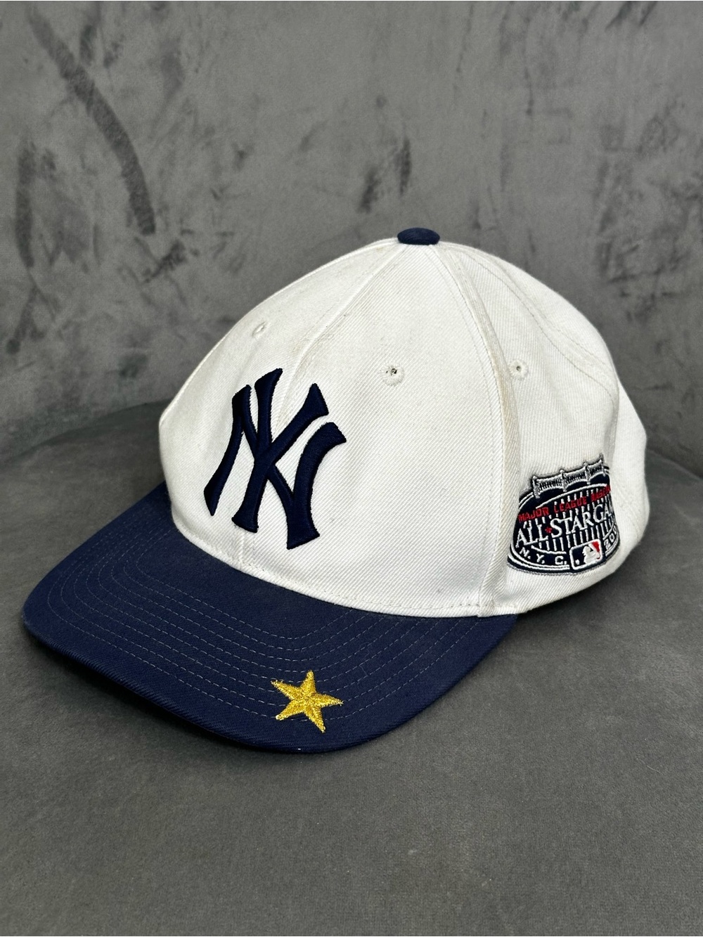 Mitchell & Ness White and Navy New York Yankees All-Star Cap